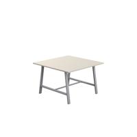 Titan Low Maker Rectangular Table  1200 X 1000 Silver/Grey