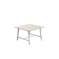 Titan Low Maker Rectangular Table  1200 X 1000 White/Grey