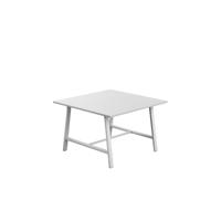 Titan Low Maker Rectangular Table  1200 X 1000 White/White