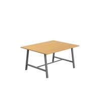 Titan Low Maker Rectangular Table  1500 X 1000 Anthracite/Sorano Oak