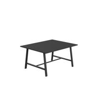 Titan Low Maker Rectangular Table  1500 X 1000 Black/Black