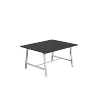 Titan Low Maker Rectangular Table  1500 X 1000 White/Black