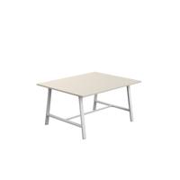 Titan Low Maker Rectangular Table  1500 X 1000 White/Grey