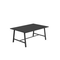 Titan Low Maker Rectangular Table  1800 X 1000 Black/Black
