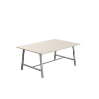 Titan Low Maker Rectangular Table  1800 X 1000 Silver/Grey