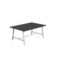 Titan Low Maker Rectangular Table  1800 X 1000 White/Black