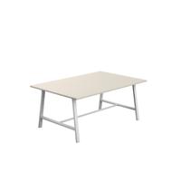 Titan Low Maker Rectangular Table  1800 X 1000 White/Grey
