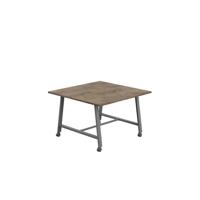 Titan Mobile Low Maker Rectangular Table  1200 X 1000 Anthracite/Grey Nebraska Oak