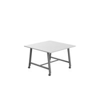 Titan Mobile Low Maker Rectangular Table  1200 X 1000 Anthracite/White