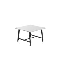 Titan Mobile Low Maker Rectangular Table  1200 X 1000 Black/White