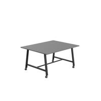 Titan Mobile Low Maker Rectangular Table  1500 X 1000 Black/Anthracite