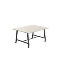 Titan Mobile Low Maker Rectangular Table  1500 X 1000 Black/Grey