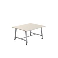 Titan Mobile Low Maker Rectangular Table  1500 X 1000 Silver/Grey