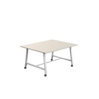 Titan Mobile Low Maker Rectangular Table  1500 X 1000 White/Grey