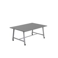 Titan Mobile Low Maker Rectangular Table  1800 X 1000 Silver/Anthracite