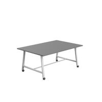 Titan Mobile Low Maker Rectangular Table  1800 X 1000 White/Anthracite
