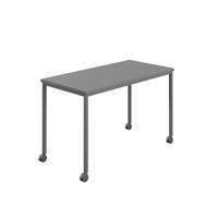 Titan Mobile Rectangular Table  1200 X 600 Anthracite/Anthracite