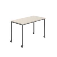 Titan Mobile Rectangular Table  1200 X 600 Anthracite/Grey