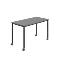 Titan Mobile Rectangular Table  1200 X 600 Black/Anthracite