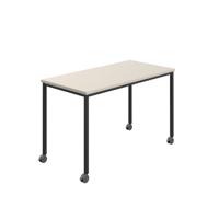 Titan Mobile Rectangular Table  1200 X 600 Black/Grey