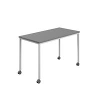 Titan Mobile Rectangular Table  1200 X 600 White/Anthracite