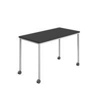 Titan Mobile Rectangular Table  1200 X 600 White/Black