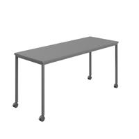 Titan Mobile Rectangular Table  1200 X 800 Anthracite/Anthracite