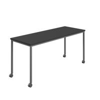 Titan Mobile Rectangular Table  1200 X 800 Anthracite/Black