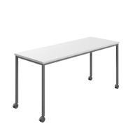 Titan Mobile Rectangular Table  1200 X 800 Anthracite/White