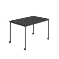 Titan Mobile Rectangular Table  1400 X 600 Anthracite/Black
