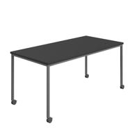 Titan Mobile Rectangular Table  1400 X 800 Anthracite/Black