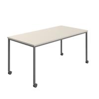 Titan Mobile Rectangular Table  1400 X 800 Anthracite/Grey