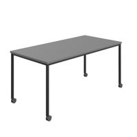 Titan Mobile Rectangular Table  1400 X 800 Black/Anthracite