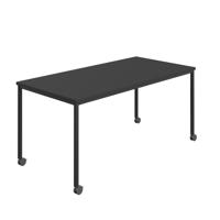 Titan Mobile Rectangular Table  1400 X 800 Black/Black
