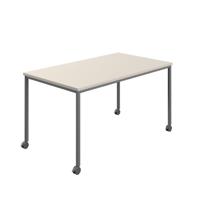 Titan Mobile Rectangular Table  1600 X 600 Anthracite/Grey