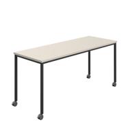 Titan Mobile Rectangular Table  1600 X 800 Black/Grey