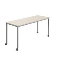 Titan Mobile Rectangular Table  1600 X 800 Silver/Grey