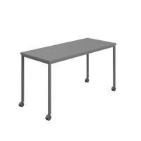 Titan Mobile Rectangular Table  1800 X 600 Anthracite/Anthracite