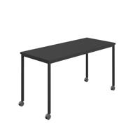 Titan Mobile Rectangular Table  1800 X 600 Black/Black