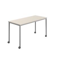 Titan Mobile Rectangular Table  1800 X 600 Silver/Grey