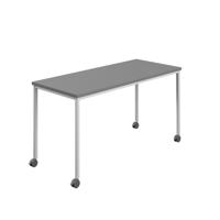 Titan Mobile Rectangular Table  1800 X 600 White/Anthracite