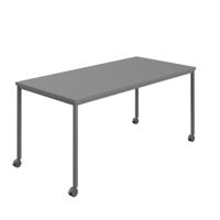 Titan Mobile Rectangular Table  1800 X 800 Anthracite/Anthracite