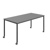 Titan Mobile Rectangular Table  1800 X 800 Black/Anthracite
