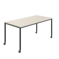 Titan Mobile Rectangular Table  1800 X 800 Black/Grey