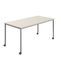 Titan Mobile Rectangular Table  1800 X 800 Silver/Grey