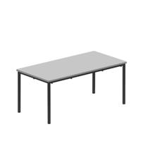 Titan Flat Pack Classroom Table 1200 X 600 X 530 Grey/Black