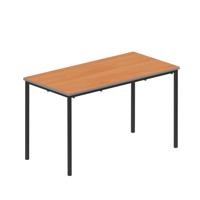 Titan Flat Pack Classroom Table 1200 X 600 X 710 Beech/Black