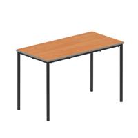 Titan Flat Pack Classroom Table 1200 X 600 X 760 Beech/Black
