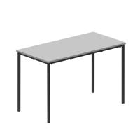Titan Flat Pack Classroom Table 1200 X 600 X 760 Grey/Black