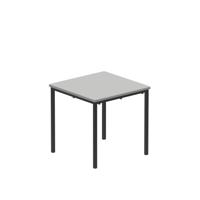 Titan Flat Pack Classroom Table 600 X 600 X 590 Grey/Black